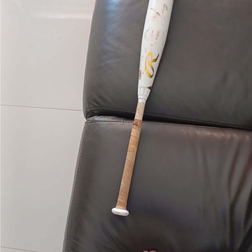 Kids White Baseball Bat